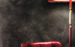 Spirito Libero: finitura argento con stencil