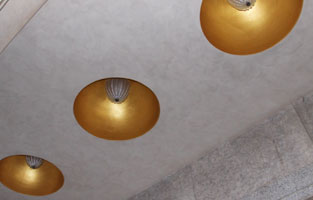 Velature: finitura con Eco Metal colore oro